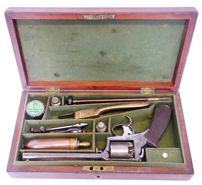 Lot Cased Tranter 1st model patent 50 bore double...