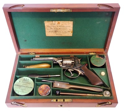 Lot Cased Tranter 4th model patent 80 bore single...