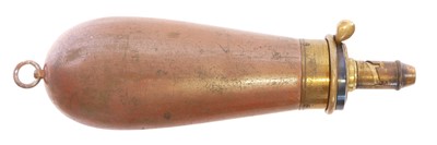 Lot Dixon and Sons powder flask, for an 80 bore or...