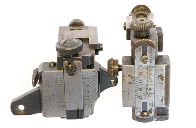 Lot Two rifle aperture sights, including a Parker...