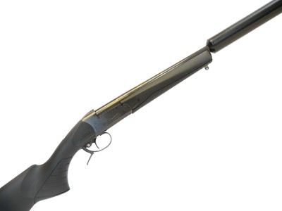 Lot Baikal .410 silenced single barrel shotgun,...