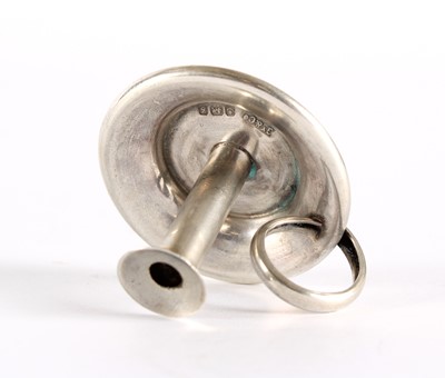 Lot 9 - An Edwardian Silver Miniature or Doll's House Chamberstick