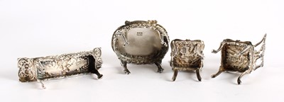 Lot 10 - A Suite of Elizabeth II Silver Miniature or Doll's House Furniture Presented in the Original Fitted Box