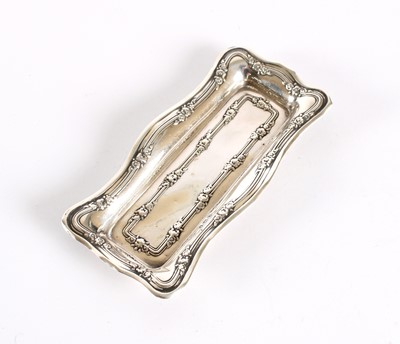 Lot 21 - An Edwardian Silver Trinket Dish or Tray
