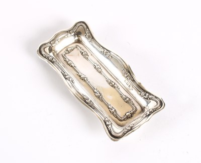 Lot 21 - An Edwardian Silver Trinket Dish or Tray