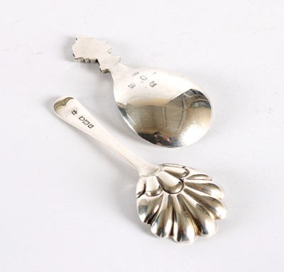 Lot 24 - Two Silver Caddy Spoons by Thomas Bradbury & Sons and Albert Edward Jones