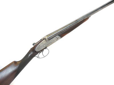 Lot AYA 12 bore side by side shotgun, serial...