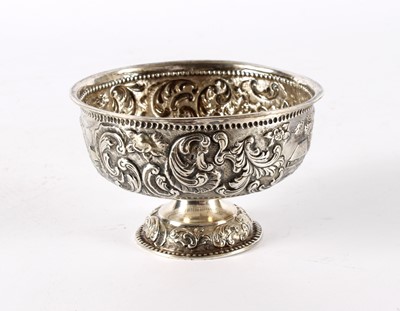 Lot 31 - A 19th Century Continental Silver Pedestal Bowl