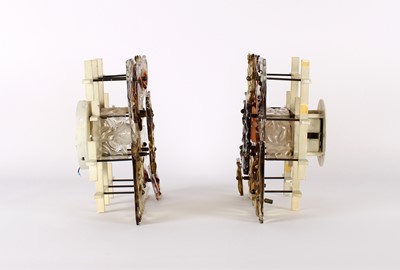 Lot Pair of Italian Modernist 'Patchwork' Type Wall Lights