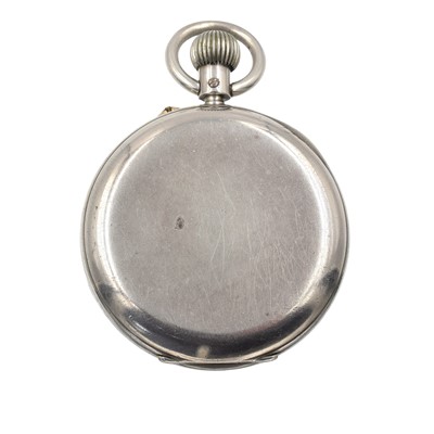 Lot A WW1, W. Ehrhardt, military silver pocket watch