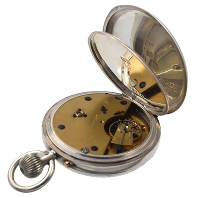 Lot A WW1, W. Ehrhardt, military silver pocket watch