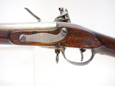 Lot 35 - US M.1812 .69 calibre flintlock musket, made...