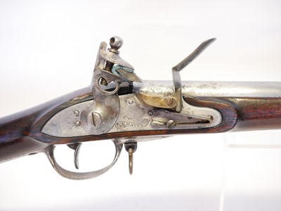 Lot 35 - US M.1812 .69 calibre flintlock musket, made...