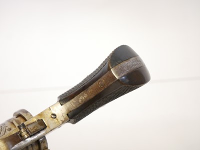 Lot 16 - Belgian 7mm pinfire revolver, 3.25 inch...