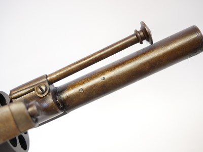 Lot 17 - Robert Jones Liverpool 7mm pinfire revolver, 3....