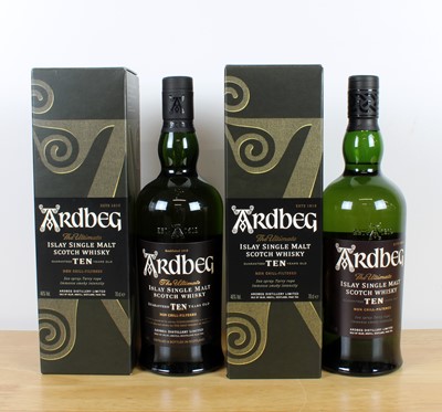 Lot 26 - 2 bottles Ardbeg ‘The Ultimate’ Guaranteed 10 Years Old