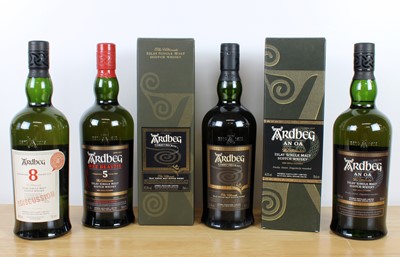 Lot 27 - 4 bottles Mixed Lot Ardbeg