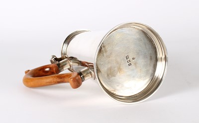 Lot 1 - An Elizabeth II Silver Chocolate Pot in the Georgian Style