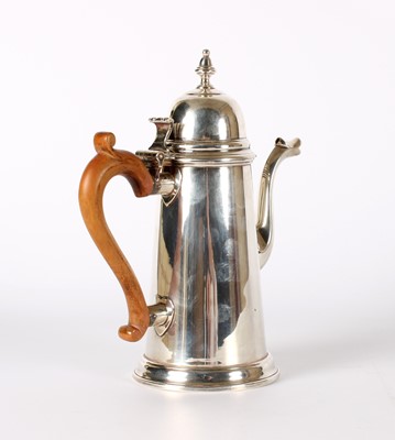 Lot 1 - An Elizabeth II Silver Chocolate Pot in the Georgian Style