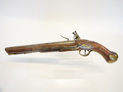 Lot 3 - Flintlock 1801 pattern 25 bore long sea...