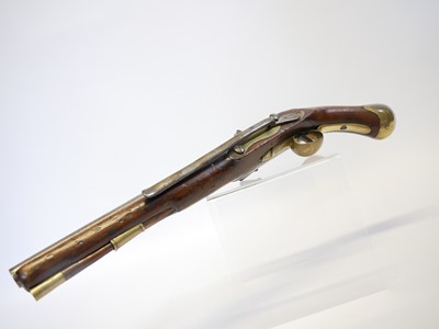 Lot 3 - Flintlock 1801 pattern 25 bore long sea...