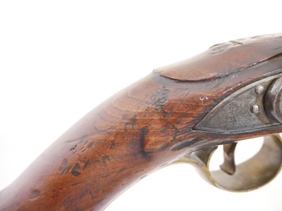 Lot 3 - Flintlock 1801 pattern 25 bore long sea...