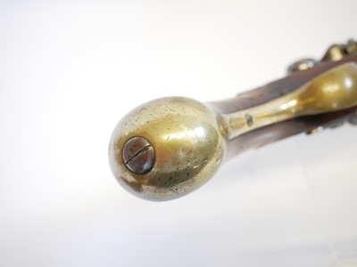 Lot 3 - Flintlock 1801 pattern 25 bore long sea...