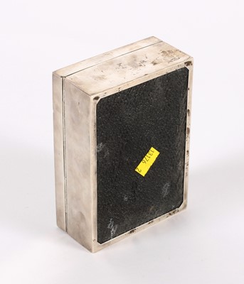 Lot 8 - A George V Silver Cigarette Box