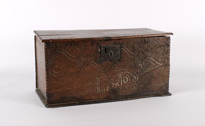 Lot 224 - An 18th Century Oak Bible Box