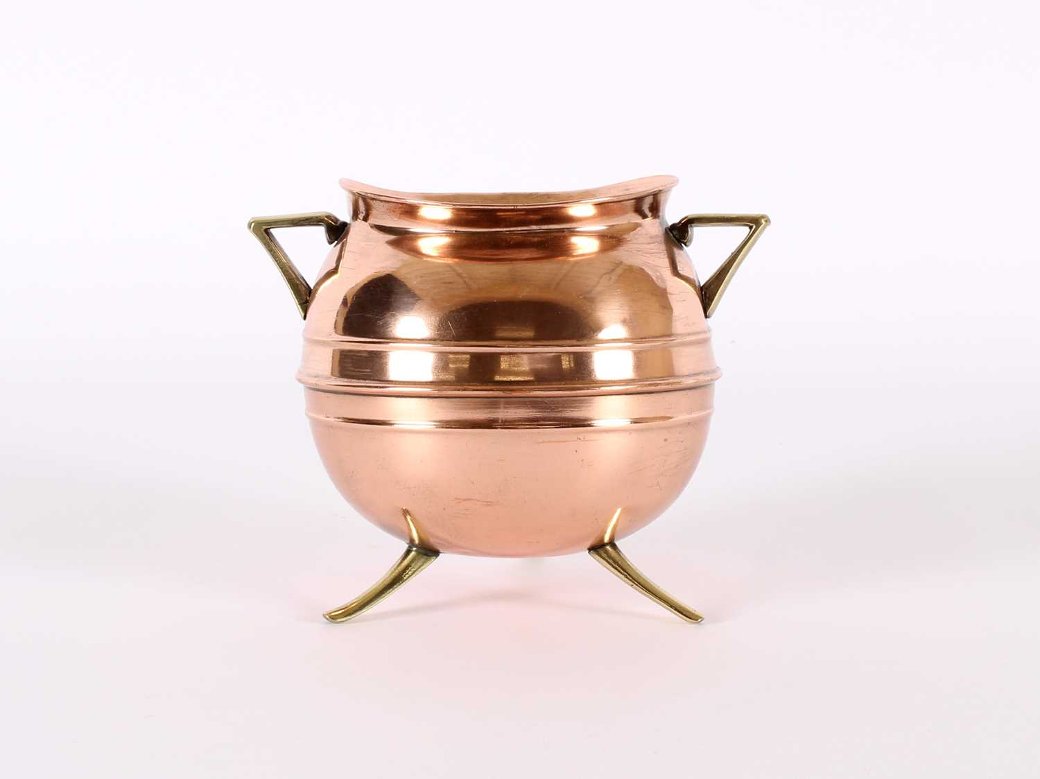 Lot 19th Century 'Aesthetic' Copper and Brass Pot