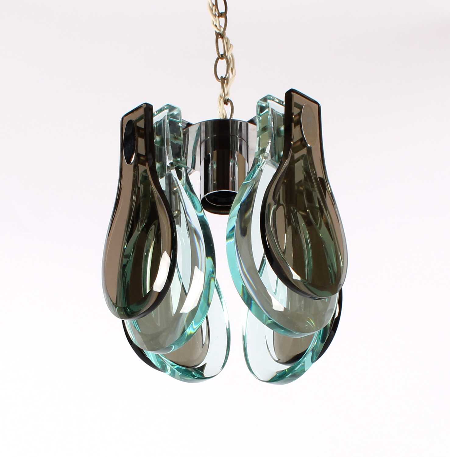 Lot Vintage Italian Chandelier or Pendant Light