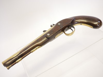 Lot 4 - Brander and Potts flintlock 24 bore holster...
