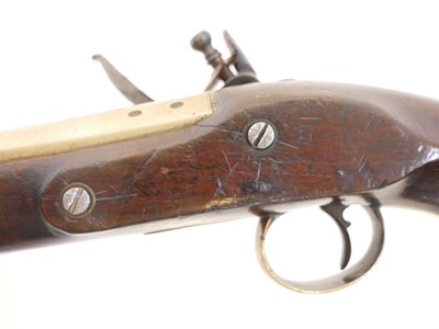 Lot 4 - Brander and Potts flintlock 24 bore holster...