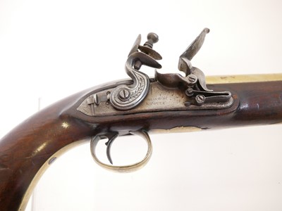 Lot 4 - Brander and Potts flintlock 24 bore holster...