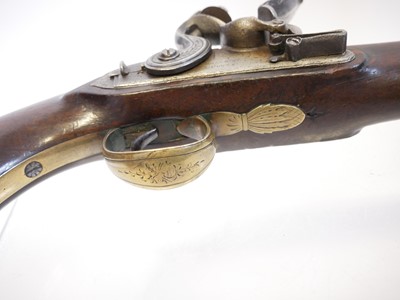 Lot 4 - Brander and Potts flintlock 24 bore holster...