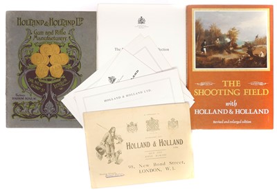 Lot 726 - Holland and Holland Gun and Rifle catalogues...