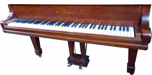 691 - Steinway & Sons grand piano model 'O'.