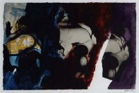 Lot 484 - John Piper Eye and Camera:Red, Blue and Yellow, screenprint.