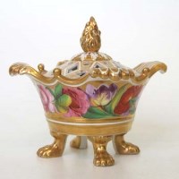 Lot 152 - Coalport pot pourri vase circa 1820