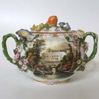 Lot 157 - Minton globular vase   the body painted with a