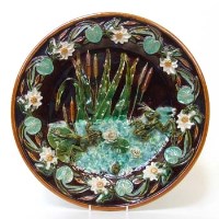 Lot 167 - Large Majolica platter probably Portugese.