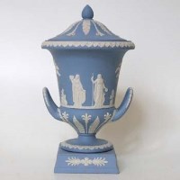 Lot 194 - Wedgwood Jasper vase.