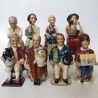 Lot 231 - Eight Kevin Francis pottery designer jugs.