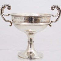 Lot 348 - Silver trophy cup