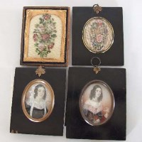 Lot 414 - Four Victorian miniatures.