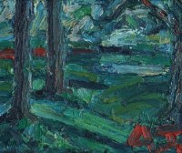 Lot 437 - Adrian Johnson, Greenbank Park, No.2, oil