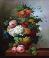 Lot 438 - Thomas Webster, still life study, oil