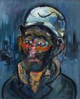 Lot 442 - J.L. Isherwood, Wigan miner, oil