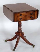 Lot 675 - Mahogany small work table