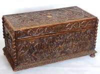 Lot 683 - Italian camphor wood coffer